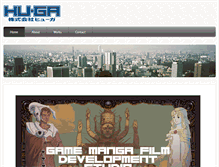 Tablet Screenshot of huga-studio.com